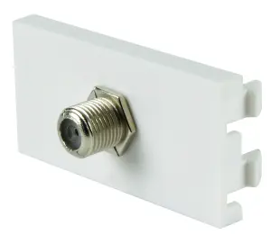 Satellite TV F-Type Screw Coupler Wall Face Plate Module