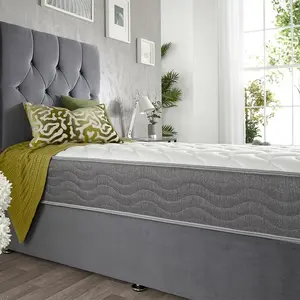 3 Layer Eco Memory Foam Hybrid Bonnell Sprung Mattress Small Double (4')