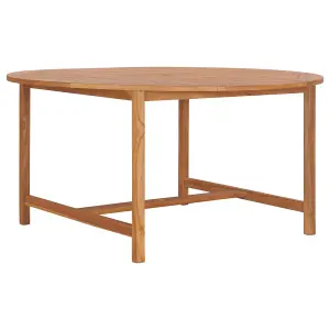 Berkfield Garden Table 150x76 cm Solid Teak Wood