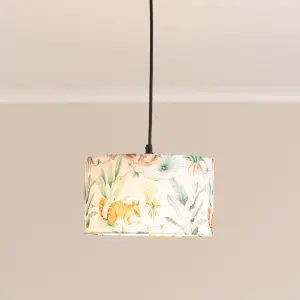 ValueLights Kids Tropical Animal Easy Fit Ceiling Light Shade - Bulb Included