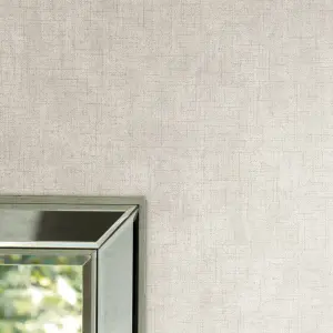 Laura Ashley Plains Pale Dove Grey Smooth Wallpaper