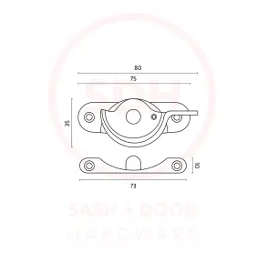 Legacy Locking Fitch Fastener - Satin Chrome