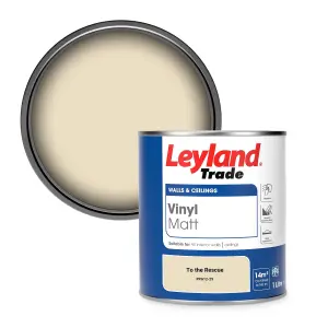 Leyland Trade Vinyl Matt Walls & Ceilings Emulsion Paint To the Rescue (PPG12-25) 1L