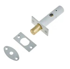 EAI - Rack Bolt - 61mm / 28mm Backset - White Coated