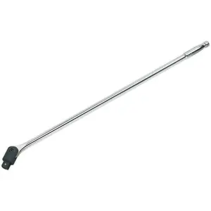 1000mm Breaker Pull Bar - 1" Sq Drive Knuckle - Spring Loaded Socket Retention