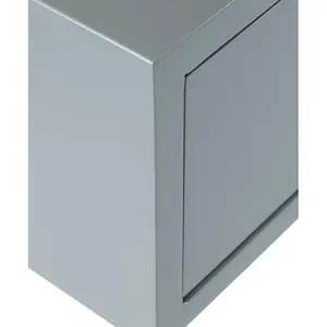 1 Drawer Bedside Table Grey