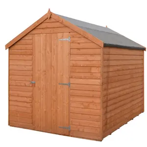 5 ft. W x 7 ft. D Wooden Garden Shed Yes