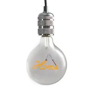 ValueLights Vintage Style 2w LED ES E27 Edison Screw Word Script Home Design Clear Light Bulb - Home