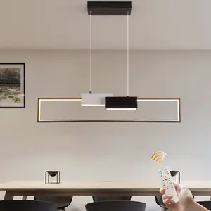 Garwarm Modern Dimmable LED Pendant Light with Remote