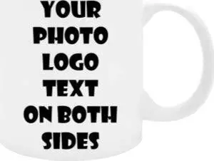 Personalised Photo Mug 11 Oz Coffee Cup With Your Text Photo Logo Picture Or Design - Custom Gift For Him Or Her Birthday Wedding Anniversay Leavers