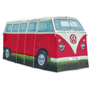 Volkswagen Red Camper van Quick pitch 4-man Tent