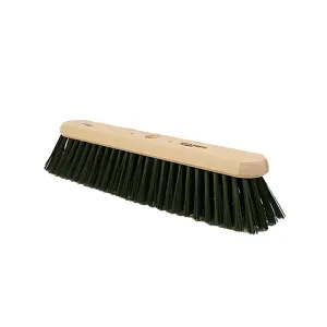 Hillbrush Industrial PVC Platform Broom Head Green (610mm)