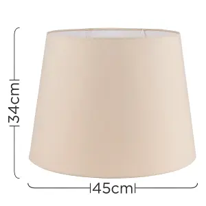 ValueLights Aspen Modern Beige Fabric Table Floor Light Shade