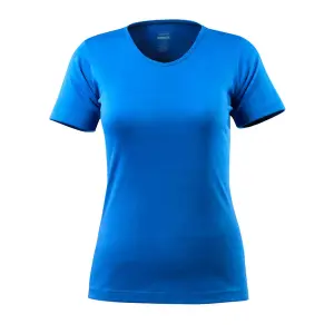 Mascot Crossover Nice Ladies T-shirt (Azure Blue)  (XXX Large)