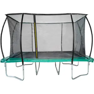 Leapfrog 8x14ft Lantern Shaped Trampoline package - Green