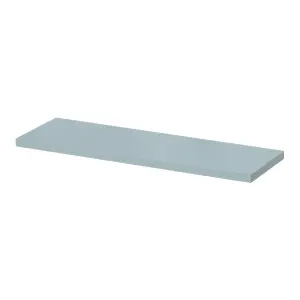 GoodHome Rigga Modular Blue Timber Rectangular Floating shelf (L)60cm x (D)19cm