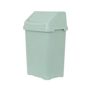 Wham 2 Piece Casa Bin Set (25L/50L Swing Bin) Silver Sage