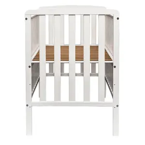 Sydney Cot with Mattress White