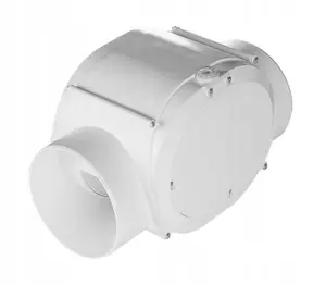 Inline Extractor Fan VTR 100mm with Turbine / Perpendicular