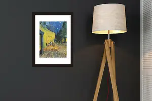 Painting by Van Gogh - Cafe Terrace at Nigh Canvas Room Decor Gifts for Girls Peel and Stick