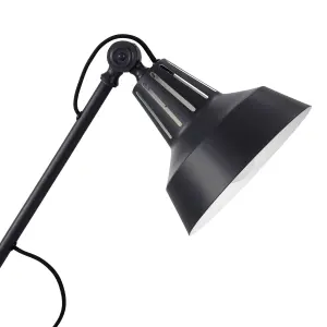 GoodHome Yarra Matt Black Table light