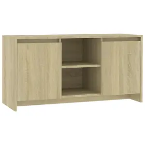 Berkfield TV Cabinet Sonoma Oak 102x37.5x52.5 cm Engineered Wood