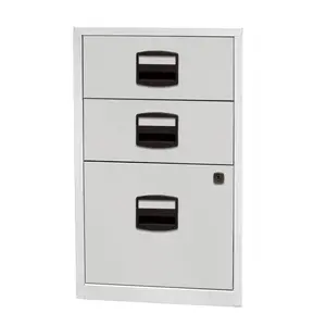 41.3cm Wide 3 -Drawer File Cabinet Grey/Brown/Blue