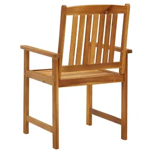 Berkfield Garden Chairs 4 pcs Solid Acacia Wood