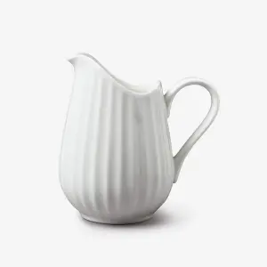 WM Bartleet & Sons Porcelain Traditional Fluted Jug, 142ml