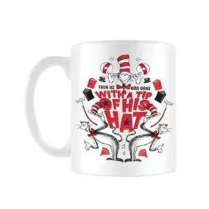 The Cat In The Hat Its Fun To Have Fun Mug White/Red (12cm x 10.5cm x 8.7cm)