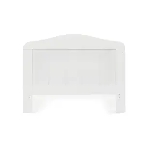 Whitby Cot Bed with Foam Mattress White