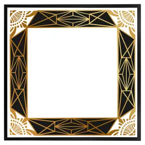 Art deco border (Picutre Frame) / 30x30" / Brown