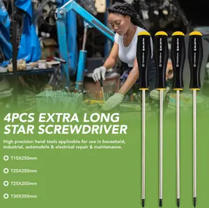 BLOSTM Extra Long Star Screwdriver Set