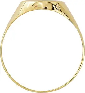 Revere 9Ct Gold Plain Signet Ring - R