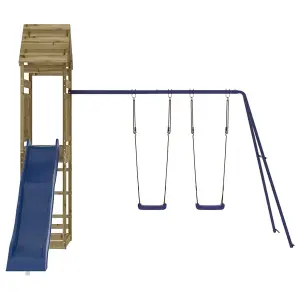 Berkfield Outdoor Playset Impregnated Wood Pine