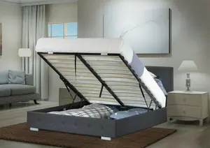 Ottoman Bed With Pocket Memory Foam Hybrid Mattress