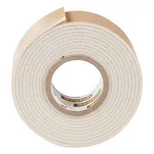 3M Scotch-Fix Mirror Beige Mounting Tape (L)1.5m (W)19mm