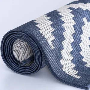 Ecology Collection Outdoor Rugs in Blue  100blu