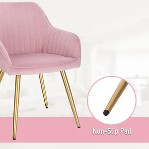 Pelham Upholstered Chair Pink