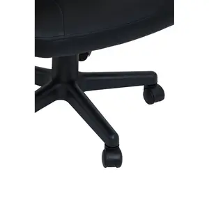 Interiors by Premier Brent Black Small Home Office Chair