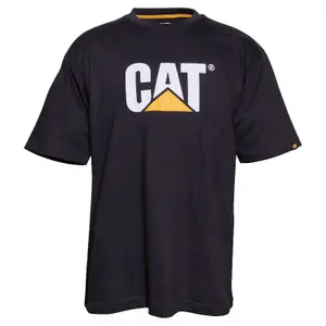 Caterpillar - Trademark Logo T-Shirt - Black - Tee Shirt - XL