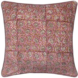 Paoletti Chedworth Piped Velvet Feather Rich Cushion