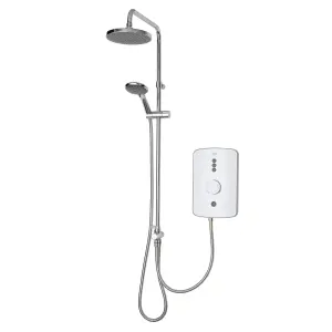 Triton Amala DuElec® White Manual Electric Shower, 9.5kW