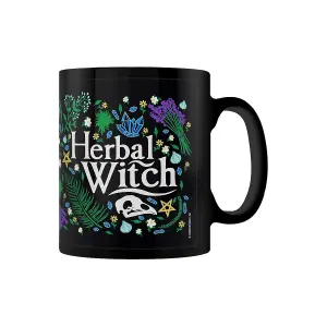 Grindstore Herbal Witch Mug Black/Green/White (One Size)