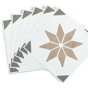 d-c-fix Alia Natural Self-Adhesive Vinyl Wall Tiles Pack of 6 (0.14sqm)