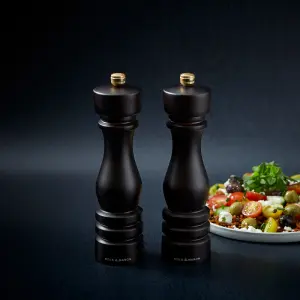 Cole & Mason London Chocolate Wood Salt & Pepper Mill Set 220mm