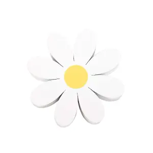 Something Different Spring Time Daisy Coaster (Pack of 4) White/Yellow (One Size)