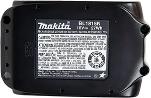 Makita 18v Lithium Ion 1.5ah Compact Slim Battery BL1815N LXT Twin Pack BL1815