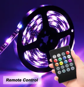 LED Strips Light with Remote Control,power by USB,3M