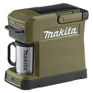 Makita 18V Olive LXT Cordless Coffee Maker Machine + 5.0AH Battery and Charger